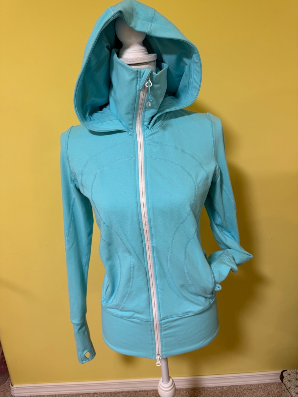 lululemon athletica Aqua Hooded Zip-Up Jacket